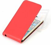 Rood hoesje iPhone 6-6S Book Case - Pasjeshouder - Magneetsluiting