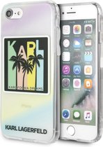 Print hoesje van Karl Lagerfeld - Backcover - Karlifornia Dreams - iPhone 7-8 - Siliconen