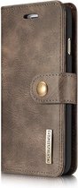 DG.Ming - iPhone SE (2020) Hoesje - Uitneembare Wallet case Cabello Donker Bruin