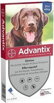 ADVANTIX 4 antiparasitaire pipetten - Voor grote honden van meer dan 25 kg