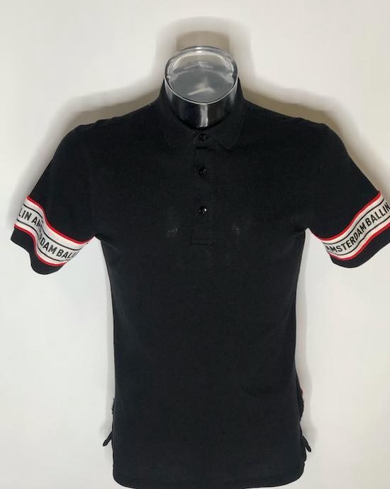 Ballin Amsterdam Polo Zwart - Maat S | bol.com