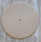 MDF Klok 28 cm met radius