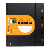 Rhodia ExaBook – A5+ Zwart Geruit