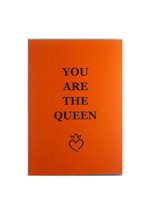 Notitieboek - A5 - Oranje - Gelijnd - Softcover - Cadeau - Elastiek - Werk - Studie - Dagboek - Relatiegeschenk - Queen - Koningin - Cadeau