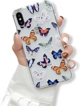 Casies iPhone 11 Pro MAX hoesje TPU Soft Case - Back Cover - Butterfly Casie / Vlinders