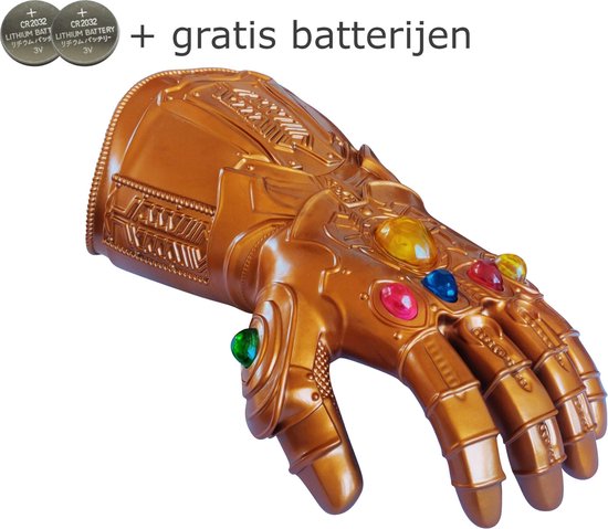 Thanos Handschoenen Glow Avengers 4 Thanos Masker Infinity War Gems Kleurrijke Lichten Handschoenen Handschoenen Accessoires Handschoenen & wanten Verkleden Handschoenen 