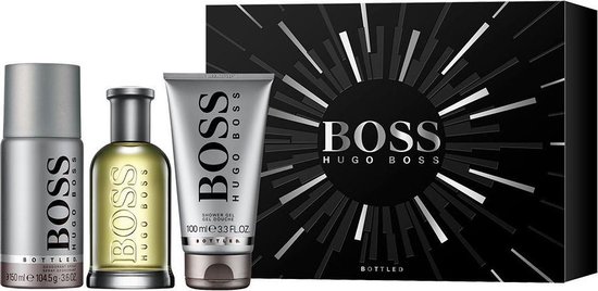 bol.com | Hugo Boss Bottled geschenkset - 100 ml eau de toilette + 150 ml  deodorant spray + 100