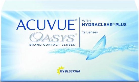 -4.25 - ACUVUE® OASYS with HYDRACLEAR® PLUS - 12 pack - Weeklenzen - BC 8.40 - Contactlenzen - Acuvue