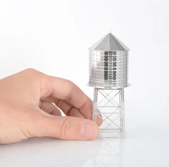 bol.com | Mini NY Water Tower Bouwpakket - Tiny Miniature Stainless ...