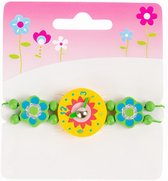 Small Foot Bloemen Horloge 5 X 5 Cm Multicolor Hout