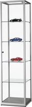 Vitrinekast Aston 500 zilver