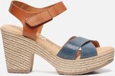 OH MY SANDALS Sandalen met hak blauw - Maat 39