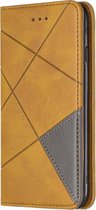 Geometric Book Case - iPhone SE (2020 / 2022) / 8 / 7 Hoesje - Bruin