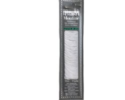 Borduurgaren Madeira Mouline 10 meter 6 draads splijtgaren - wit (2401)