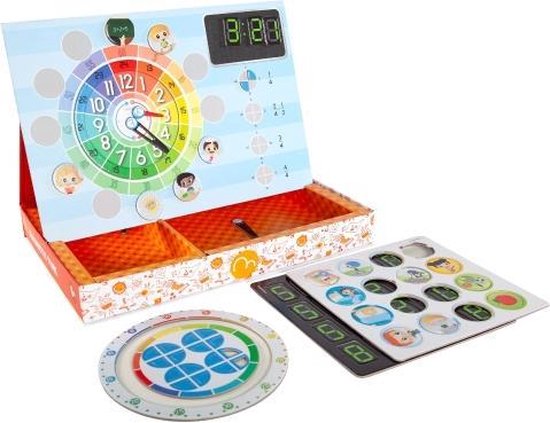 Magnetische Leerklok - Imaginarium - Spelenderwijs Leren Klokkijken - Klok voor Kinderen