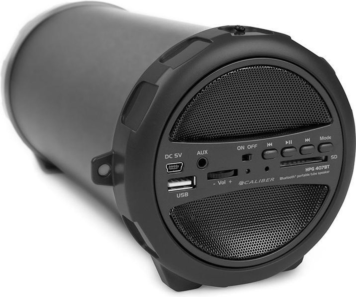 gat Soms soms bevind zich Caliber Draadloze Speaker met Bluetooth, USB, SD en AUX 16 Uur Speeltijd ( HPG407BT) | bol.com