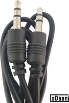 Audio Kabel - 3.5mm - Jack Aux Kabel - Stereo 1 meter - oDaani