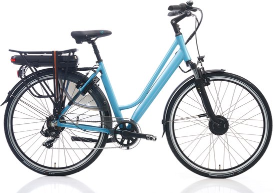 Negende vredig verkoper Elektrische fiets Fancy le Bonheur D7 geveerde vork dames | bol.com