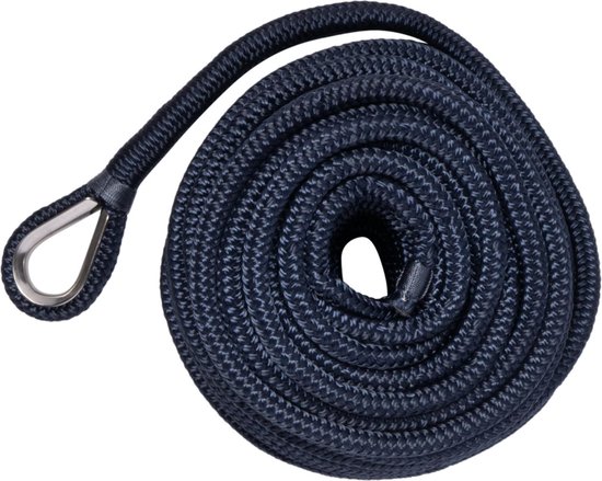 Ankerloodlijn Donkerblauw 10 mm 20 mtr