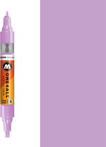 Molotow ONE4ALL - Pastelviolet Acrylic Twin 1,5 – 4 mm Marker