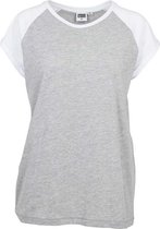 Urban Classics Raglan top -5XL- Contrast Grijs