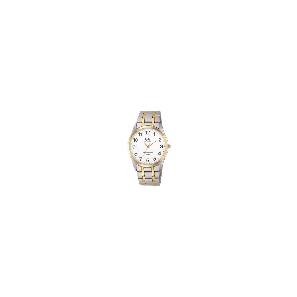 Q Q Vn16J404Y - Horloge - Zilverkleurig - Goudkleurig
