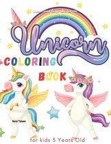 Unicorn Coloring Book for kids 3 Years Old