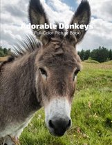 Adorable Donkeys Full-Color Picture Book