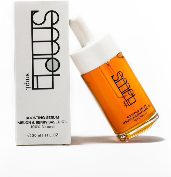 SMPL -  Natuurlijke Serum - Vegan - Droge huid en Gevoelige Huid - Hydraterend gezichtsserum op oliebasis - Vitamines - 30ml