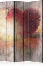 Kamerscherm - Scheidingswand - Vouwscherm - Autumnal Love [Room Dividers] 135x172 - Artgeist Vouwscherm