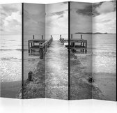 Kamerscherm - Scheidingswand - Vouwscherm - Concrete Pier II [Room Dividers] 225x172 - Artgeist Vouwscherm