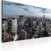 Schilderijen Op Canvas - Schilderij - Twilight City 120x80 - Artgeist Schilderij