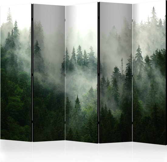 Kamerscherm - Scheidingswand - Vouwscherm - Coniferous Forest II [Room Dividers] 225x172 - Artgeist Vouwscherm