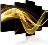 Schilderijen Op Canvas - Schilderij - Abstracte rookgordijn 100x50 - Artgeist Schilderij