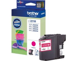 Brother LC221M - Inktcartridge / Magenta