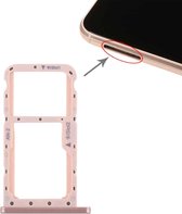 SIM-kaartvak + SIM-kaartvak / Micro SD-kaart voor Huawei P20 Lite / Nova 3e (roze)