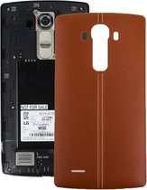 Achterkant met NFC Sticker voor LG G4 (bruin)