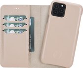 Mjora volledig Lederen Apple iPhone 11 PRO Hoesje (New edition Tweedelige ontwerp: Book Case / Hardcase - Rose)