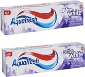 Aquafresh Active White Tandpasta - XL Duopak - 2 x 125 ml