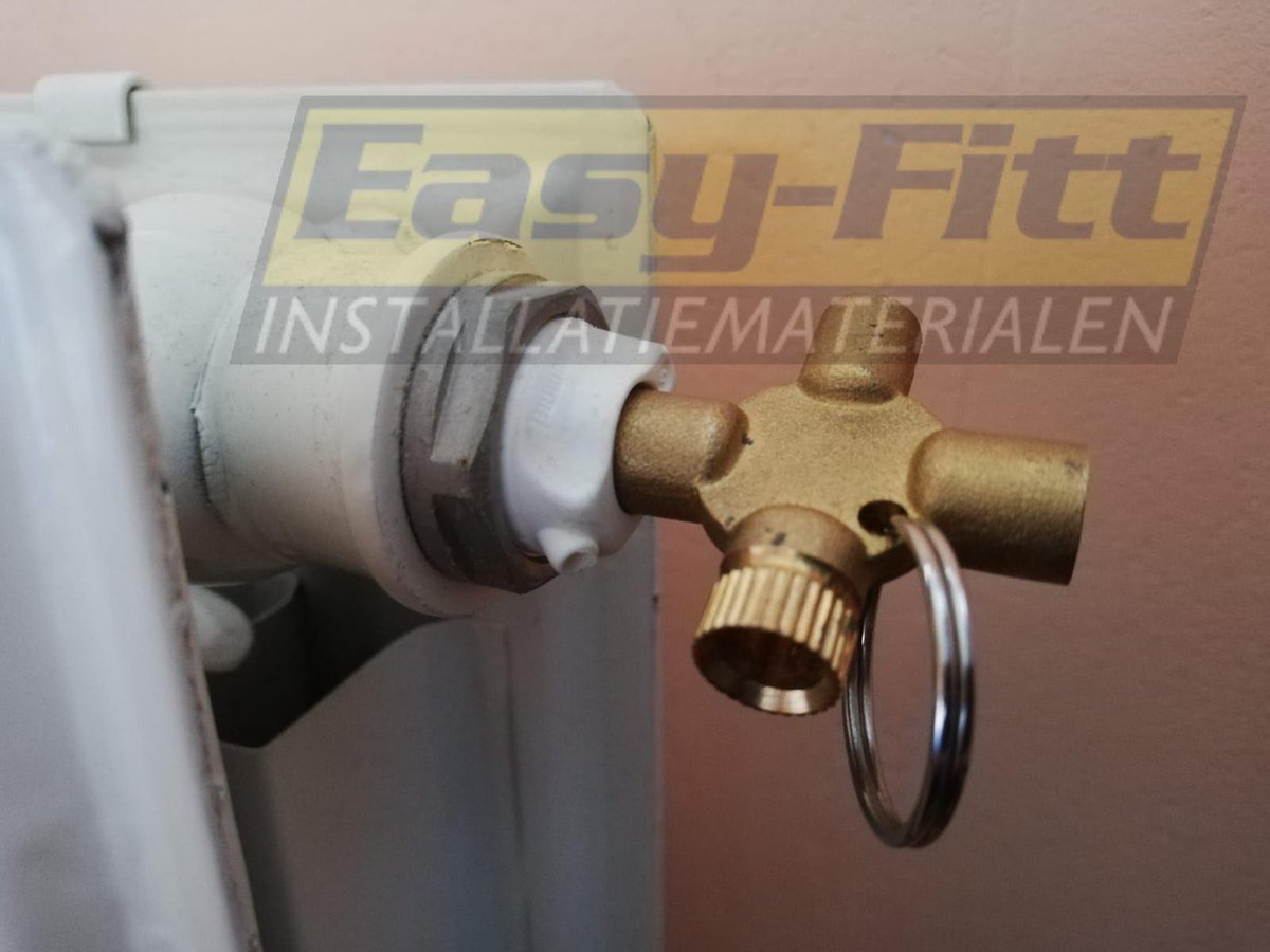 KOTARBAU® 3 Stuks Verwarmingsontluchtingssleutel ZnAl Ontluchtingssleutel Zilver Radiator Ontluchten Sleutel Met Sleutelring Handige Universele Radiatorsleutel 3157072758