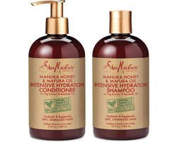 Shea Moisture Manuka Honey & Mafura Oil - Shampoo & Conditioner - Set of 2 x 384 ml