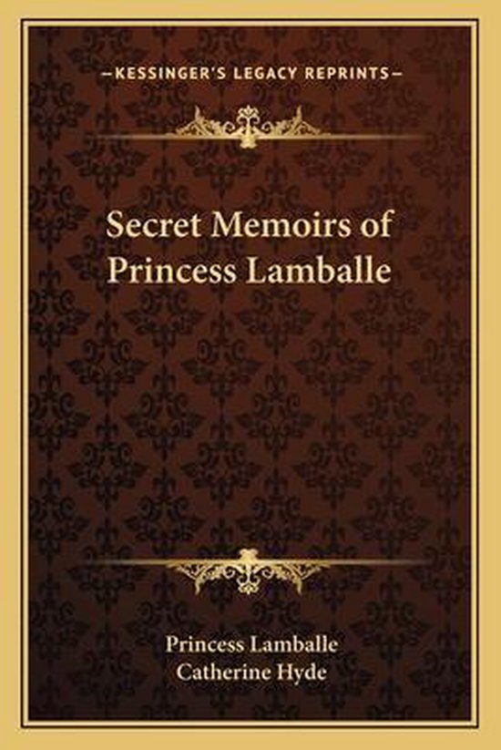 Secret Memoirs of Princess Lamballe - cover