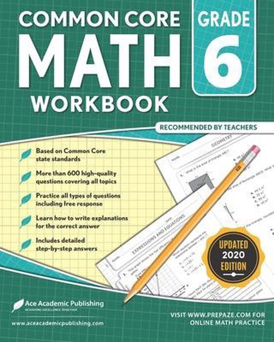 6th grade Math Workbook - cover