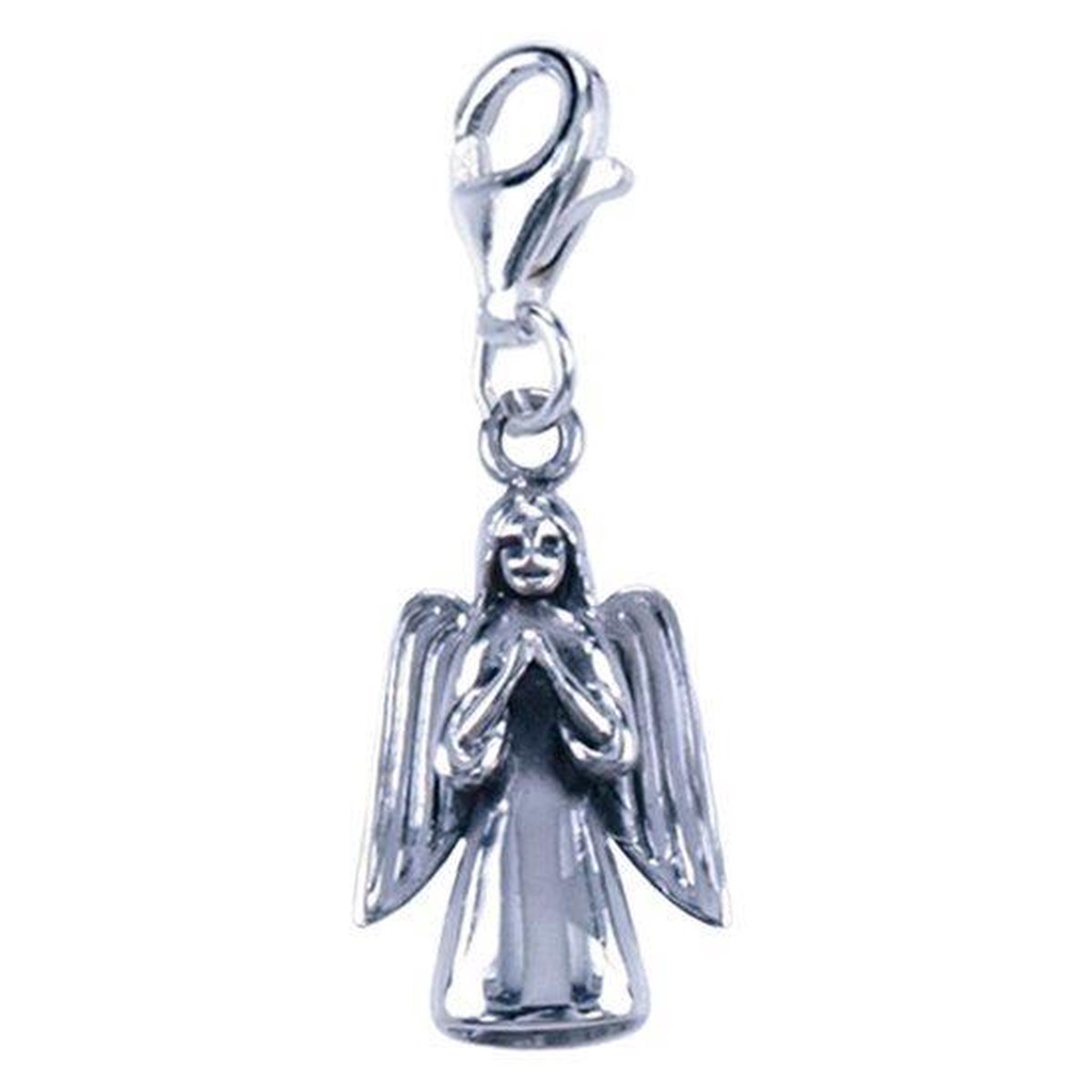 Geluks engel bedel hanger goud - Kralenwinkel Albertien