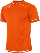 hummel Leeds Shirt km Sport Shirt - Orange - Taille S