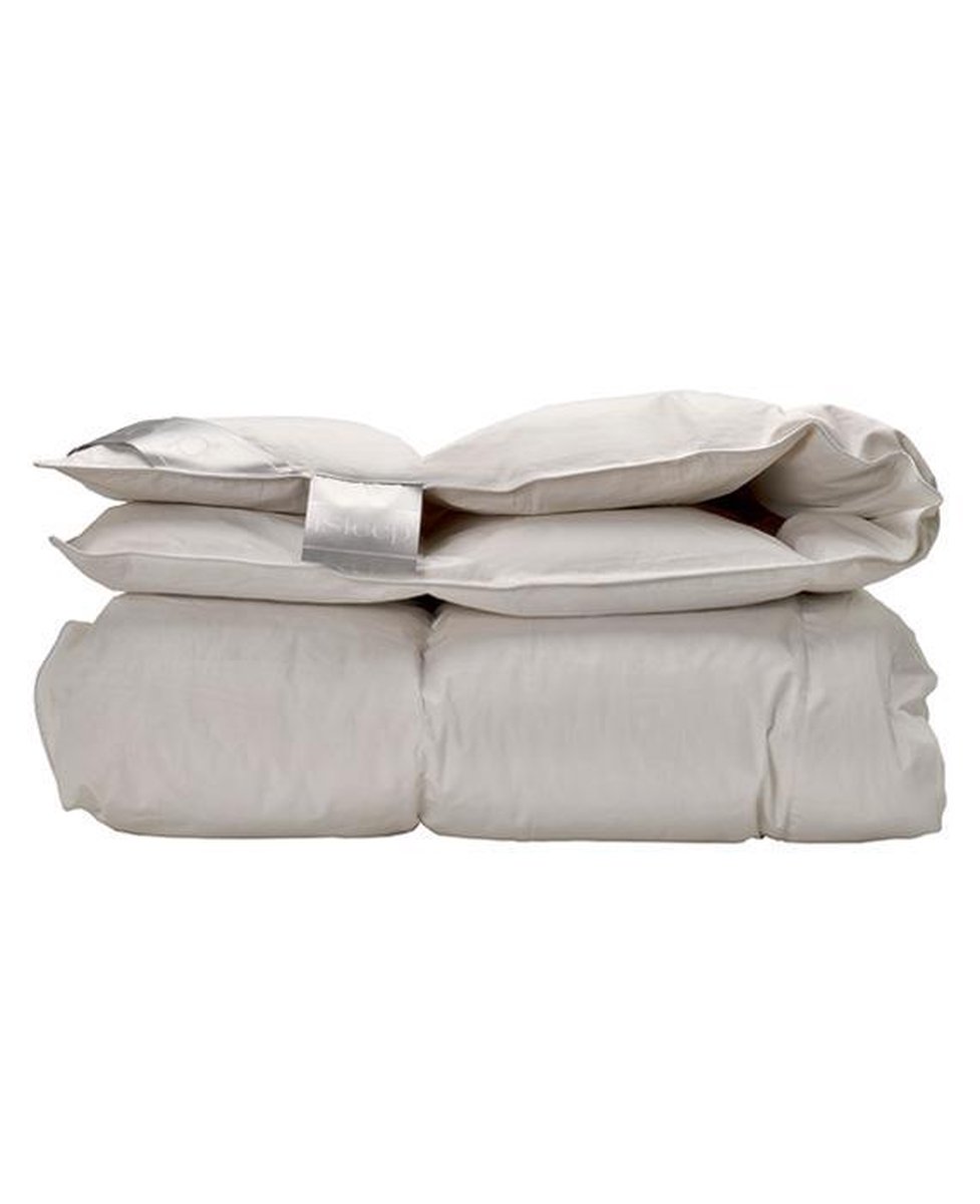 iSleep Donzen Dekbed - Enkel - 100% Dons (Warmteklasse 1) - Litsjumeaux - 240x220 cm