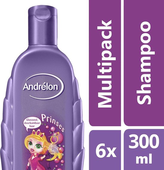 paus Pluche pop Bijdrage Andrelon-Shampoo-Prinses-Kindershampoo-kind-voordeelverpakking-6x300ml- |  bol.com