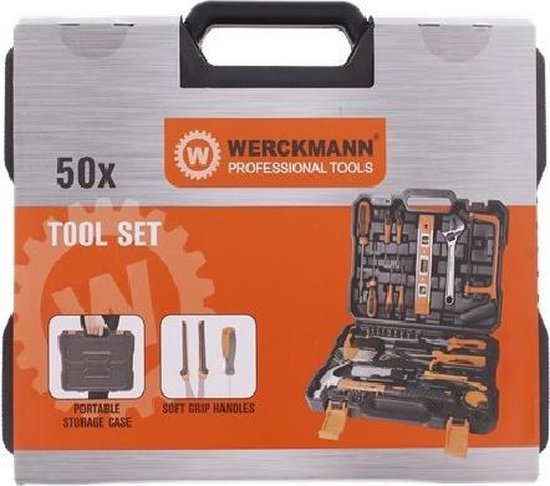 Werckmann gereedschapset (50 Delig) - gereedschap - kist - Tools -  Gereedschapkoffer | bol.com