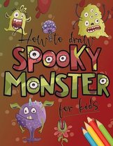 How to draw spooky monster for kids