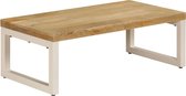 Salontafel  Massief hout-  koffietafel (Incl LW 3D Klok) coffee table woonkamertafel